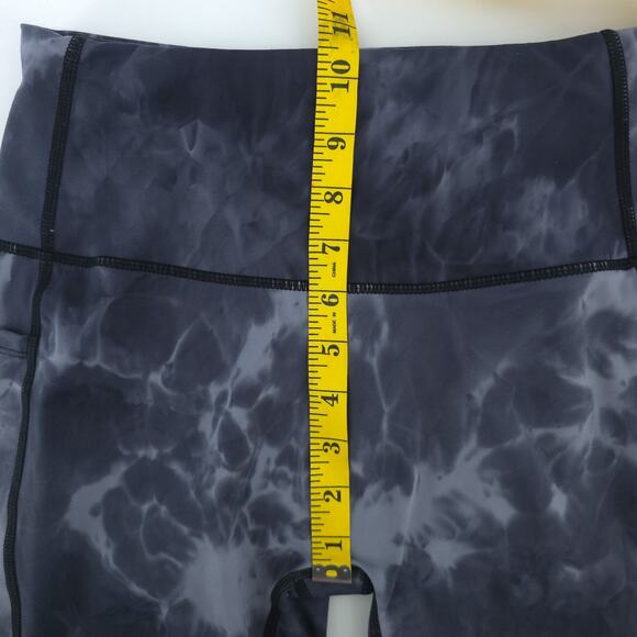 Baleaf Modern City Medium Athletic High Rise Dark Tie-Dye Biker Cycling Shorts - Picture 9 of 11
